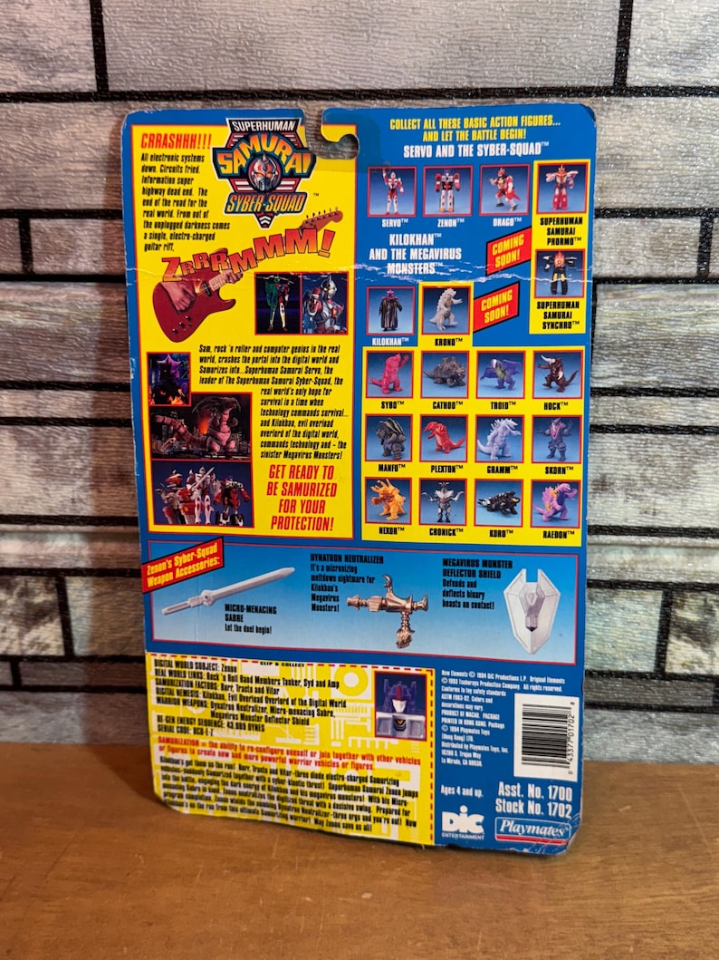 Superhuman Samurai Sybersquad, Playmates Toys, We Ship Daily USPS