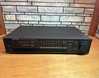 Kenwood KC-206 Stereo Control Amplschirm Entzerrer Vorverstärker Phono, 1980er Jahre, Japan, Same Day QuikShip