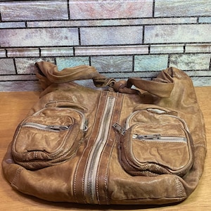 ALEXANDER WANG / Rare Caramel Brown Leather Donna Hobo