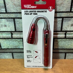 HYPER TOUGH Lighted Magnetic Pick-Up Tool - NIB!
