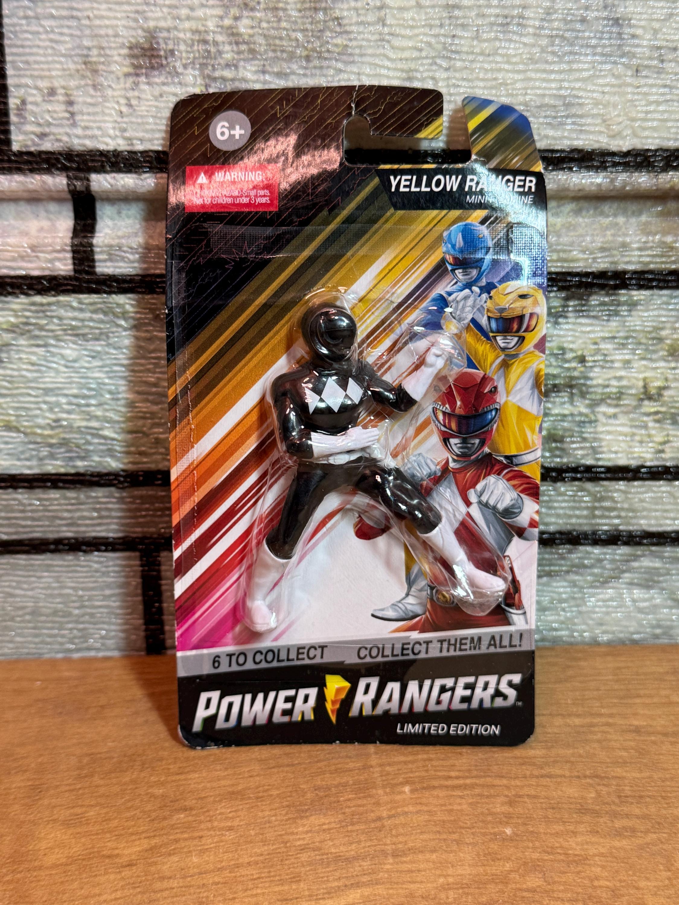 Hasbro Power Rangers Black Ranger Mini Figure: Error Box - Yellow ...