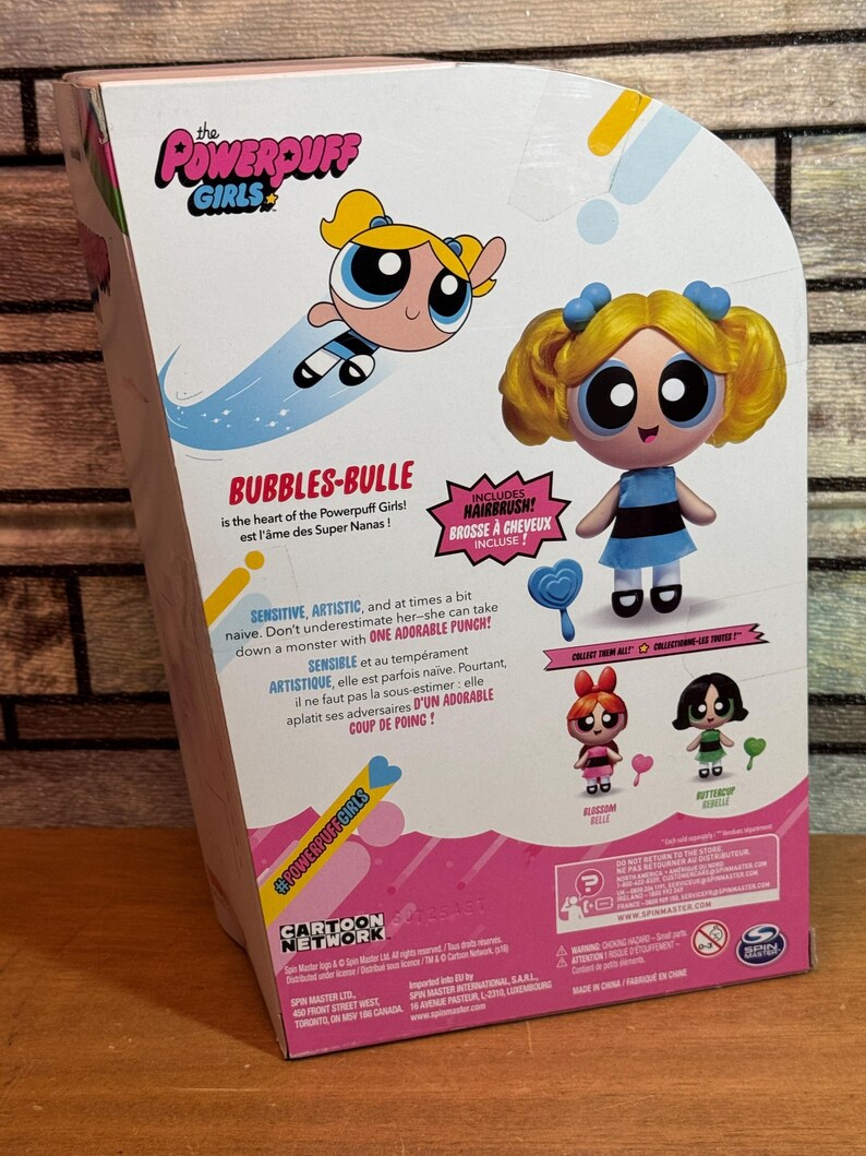 Lot Figurines Spin Master Powerpuff Girls Belle Rebelle Bulle Buttercup Blossom