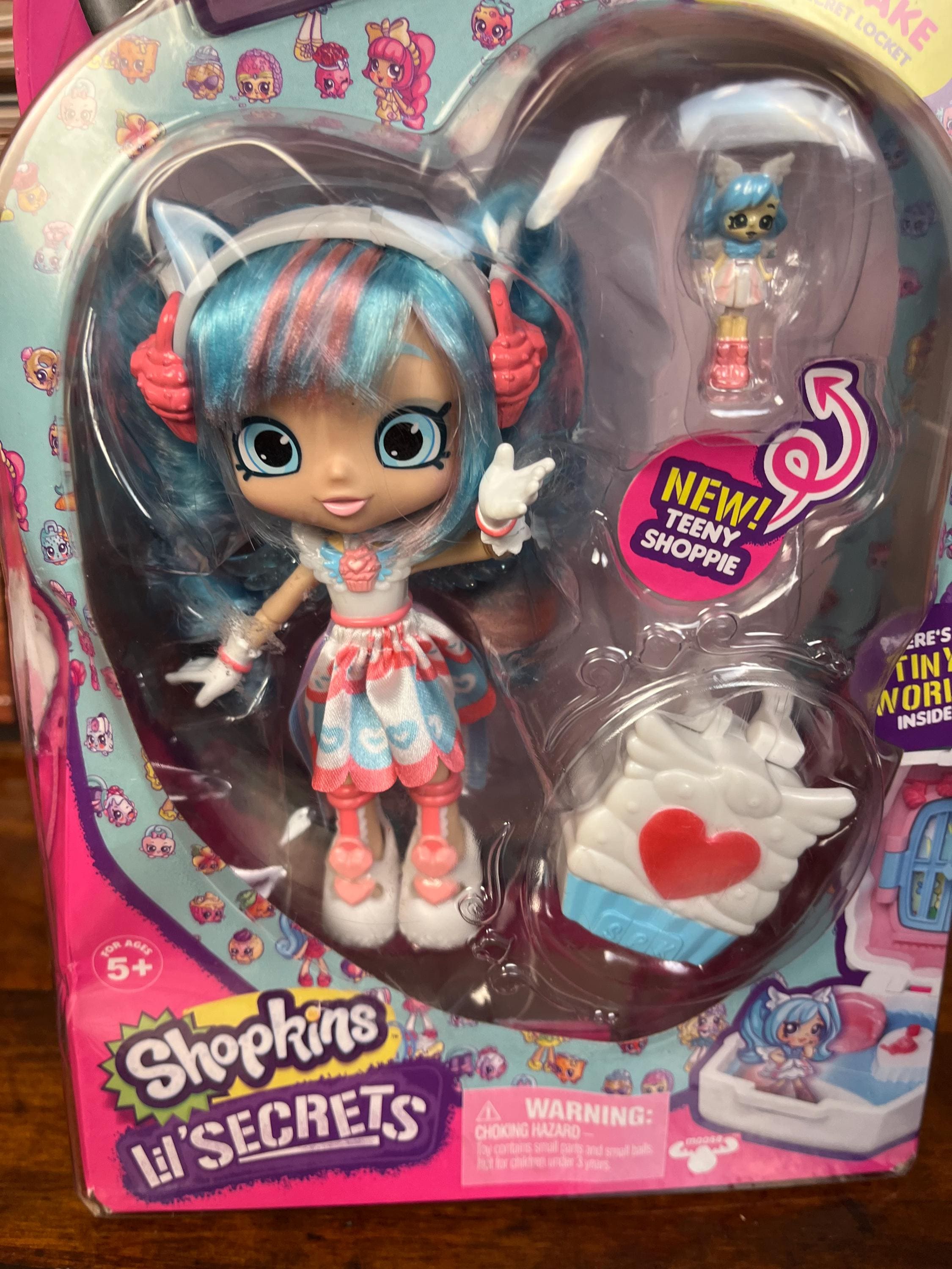 Shopkins Lil' Secrets Jessicake Doll With Locket & Teeny Shoppi