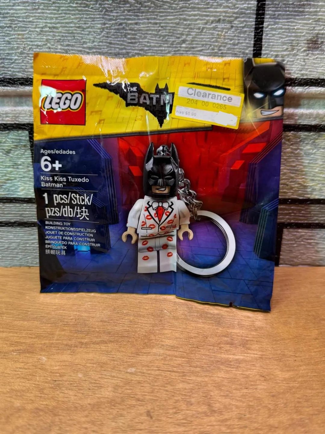 LEGO Kiss Kiss Tuxedo Batman Keychain - SEALED! - Etsy