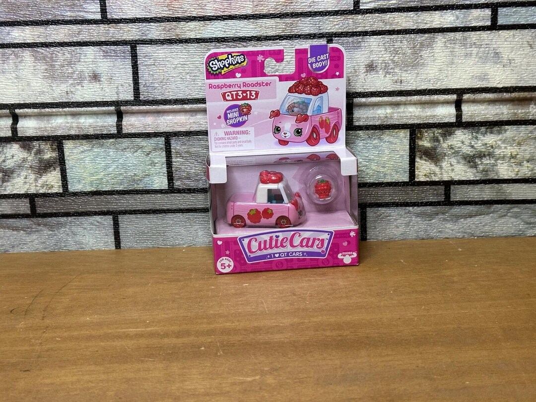 Shopkins Cutie Cars QT3-13 Raspberry Roadster Pink Truck - SEALED! - Etsy