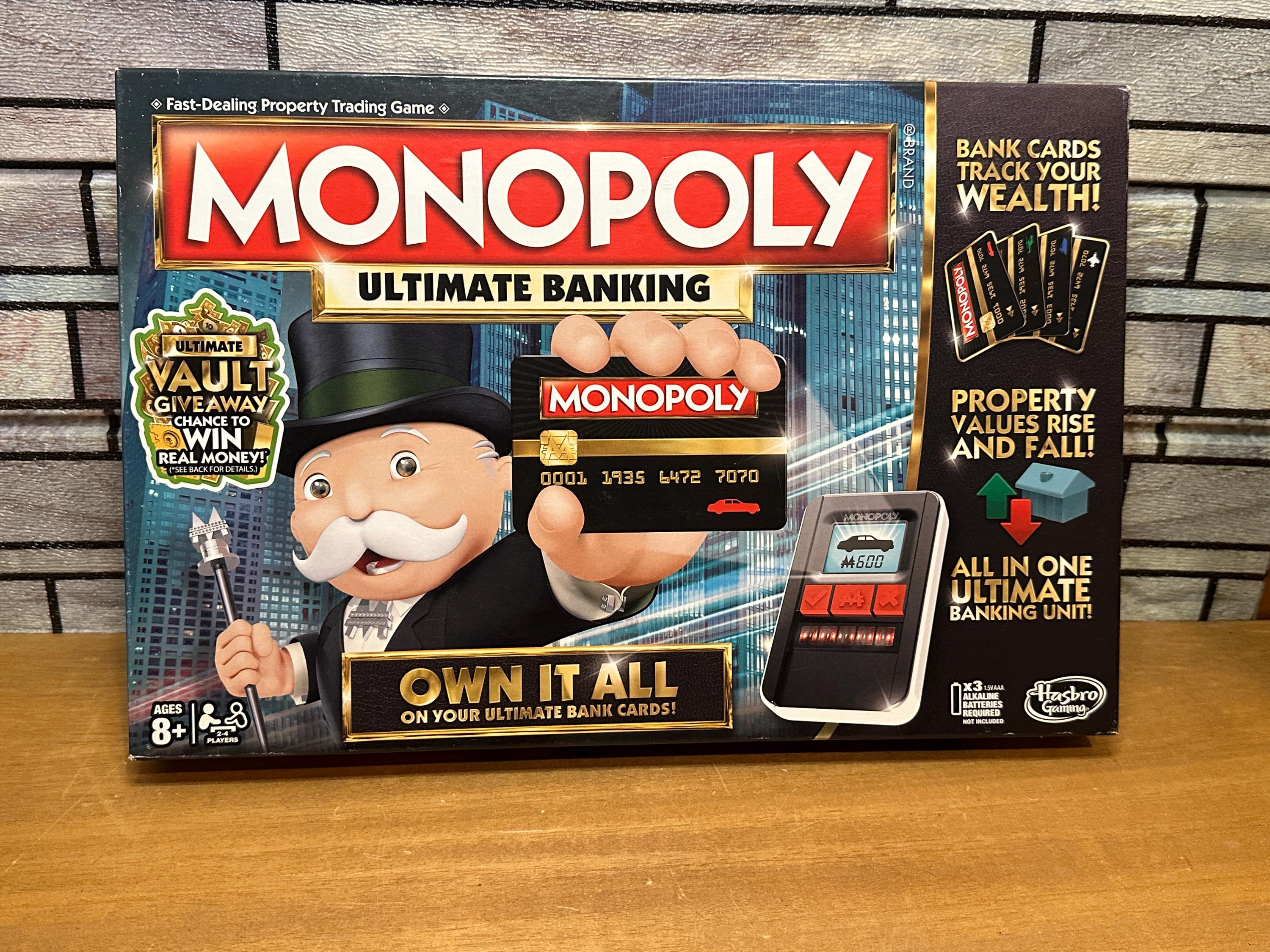 ハズブロ モノポリー アルティメット バンキング ボードゲーム、完全版