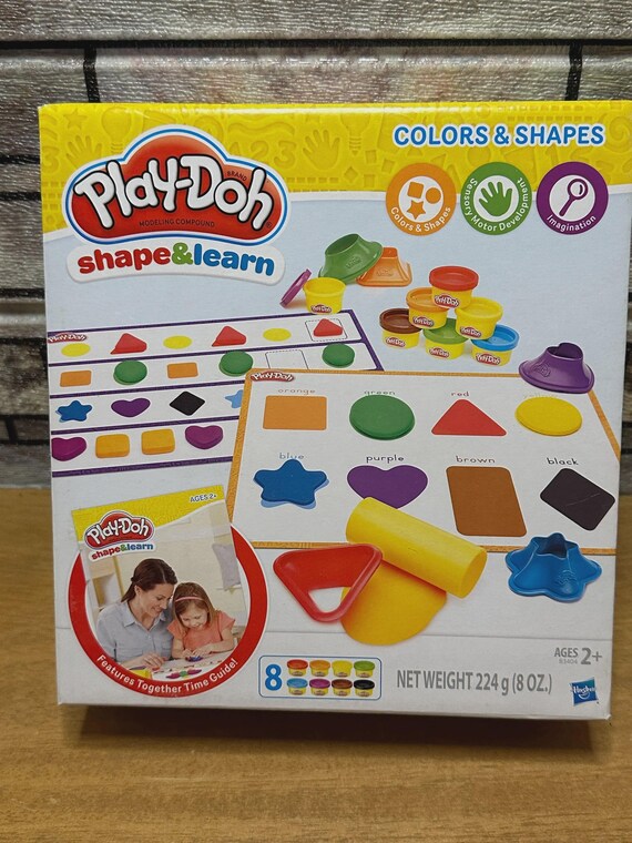 Play-doh Shape Learn: Colors and Shapes 8-tub Playset