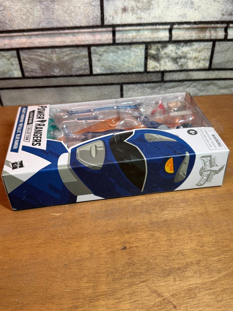 Power Rangers Lightning Collection, metallic Blue Ranger, Ship Daily