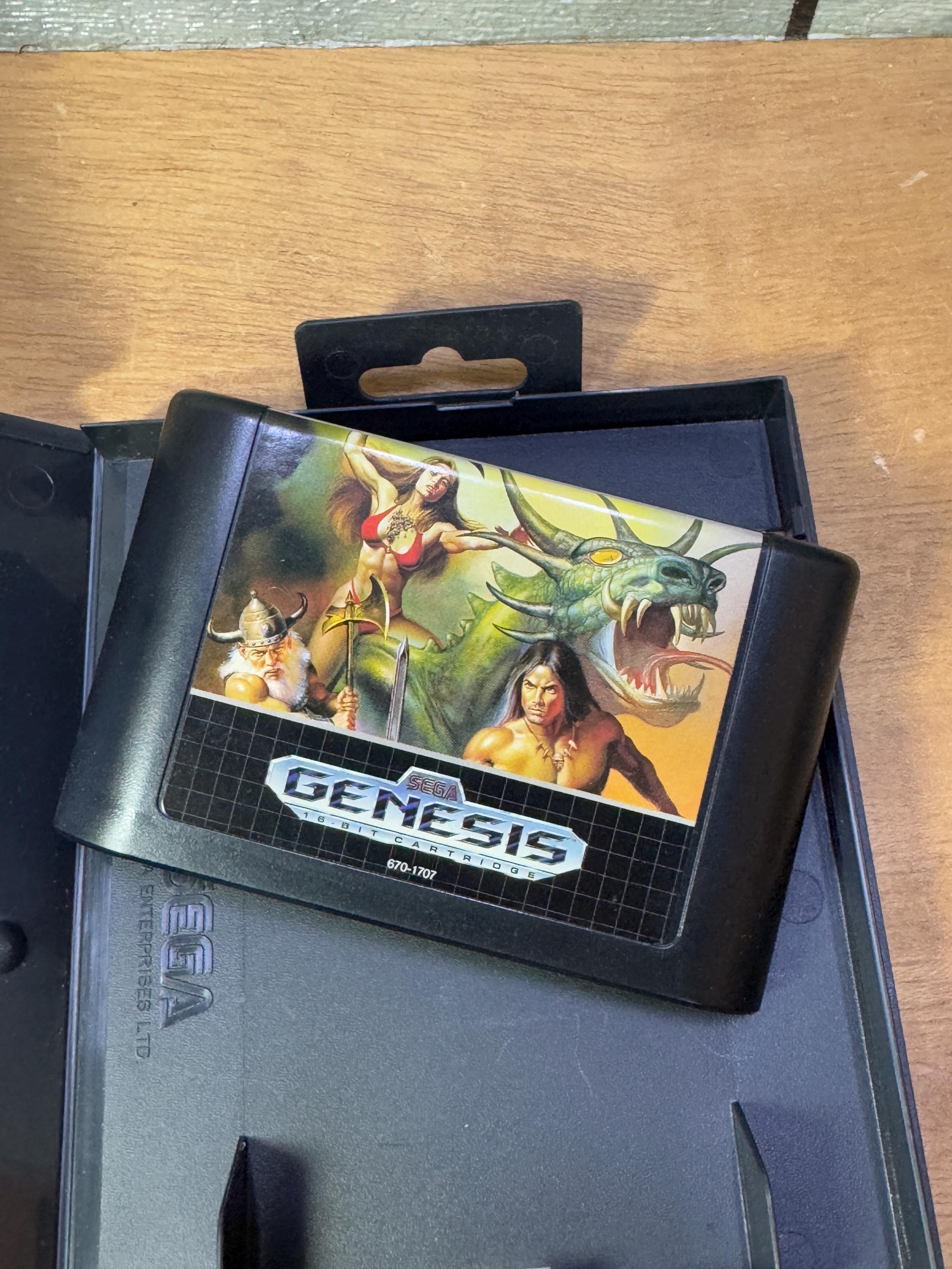Golden Axe II (sega Genesis, 1992) W/ Case and Game - Etsy