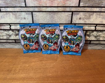 Yo Kai Watch Medals: Series 1 Sealed Mystery 3-Pack - SEALED!