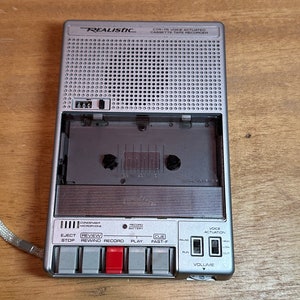 Vintage Realistic CTR-75 Cassette Tape Recorder 14-800, Same Day QuikShip