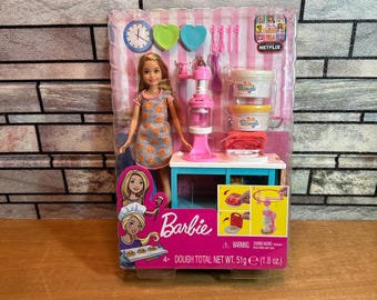 Barbie Stacie Waffle Making Dough Playset Free Same Day Quikship Etsy