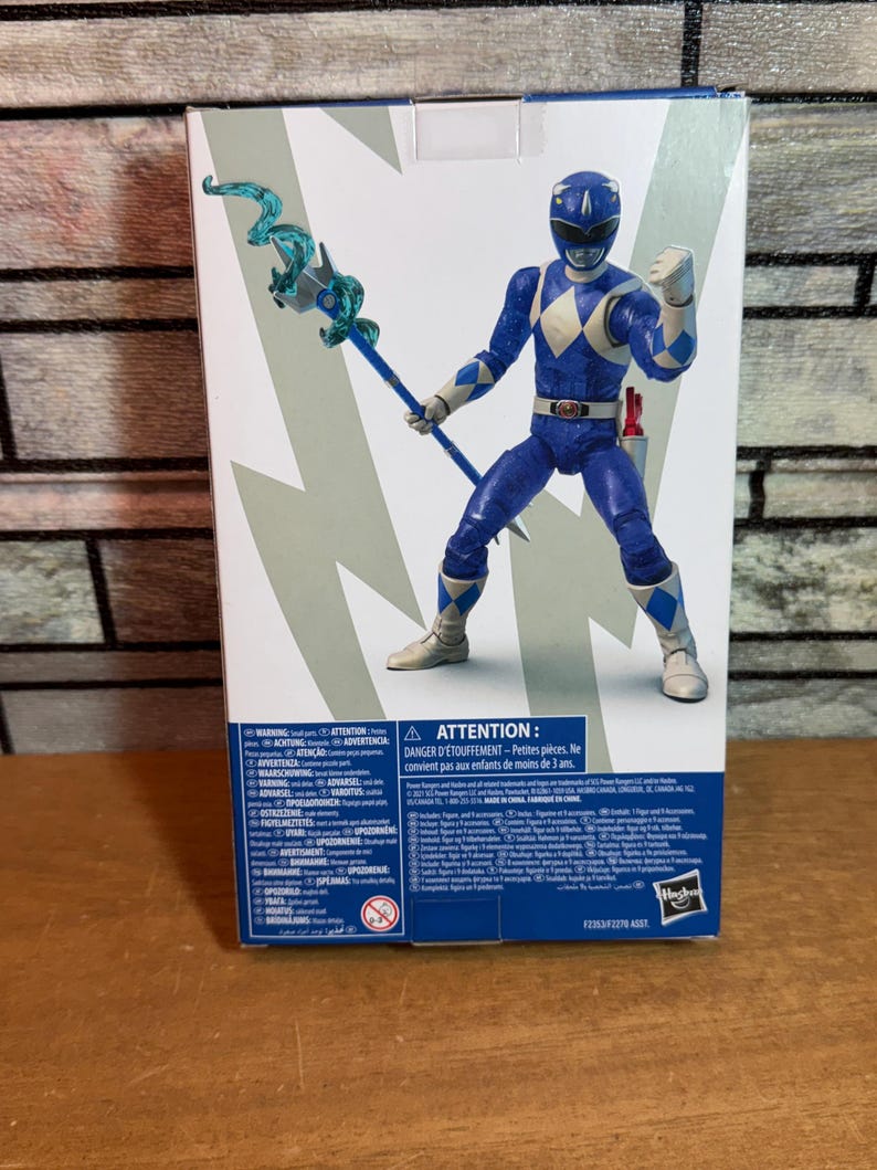 Power Rangers Lightning Collection, metallic Blue Ranger, Ship Daily