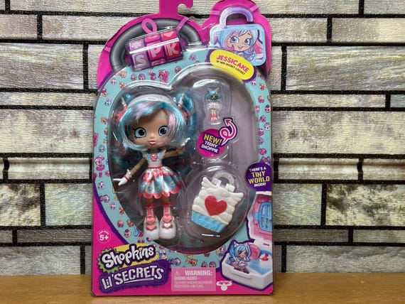 Shopkins Lil' Secrets Jessicake Doll With Locket Teeny Shoppi