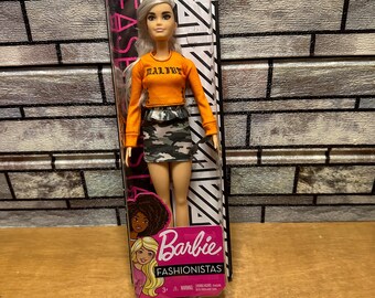 Barbie Fashionistas 107 Platinum Blonde Malibu Camo Outfit Free Daily Quikship Etsy