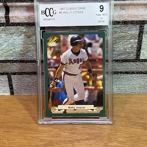1987 Classic Game # 6 Wally Joyner California Angels Baseball Card