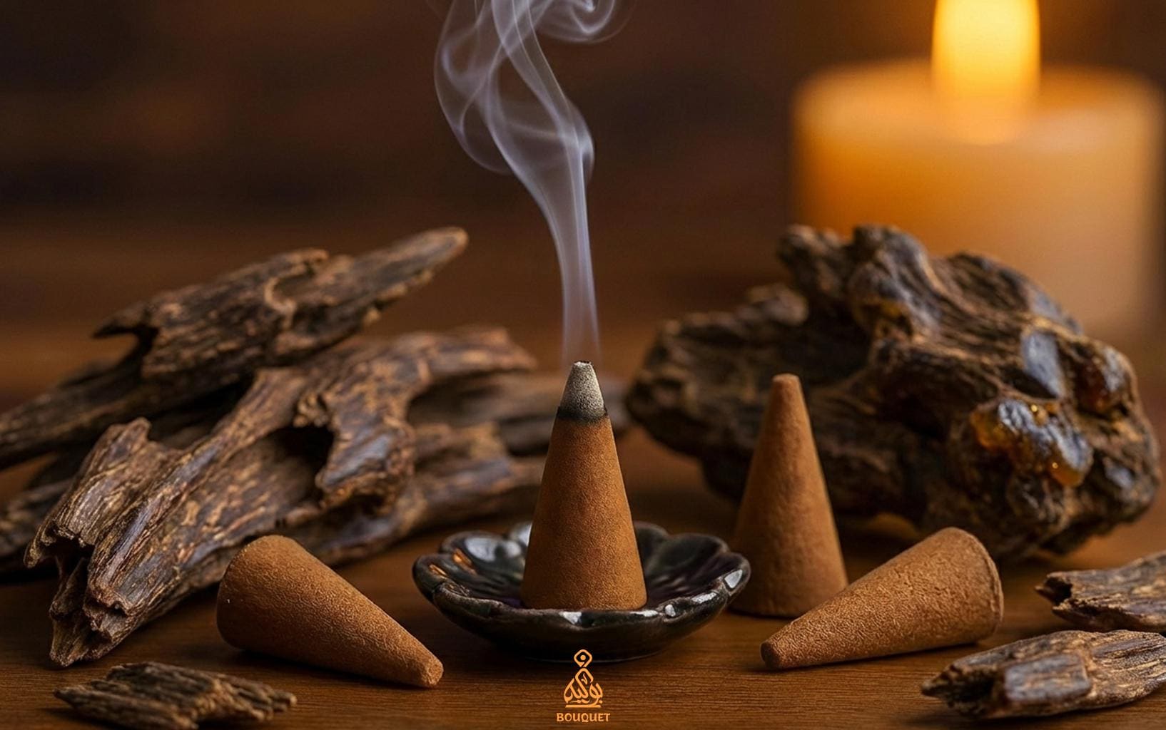 Oud Incense Cones – Pure Oud Fragrance With Arabic Notes - Etsy