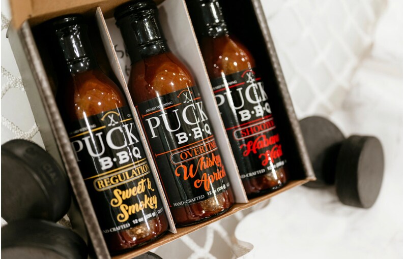 Puck's BBQ Sauce Gift Box Small Batch BBQ Sauce 3 Flavors Etsy