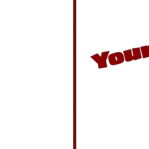 Custom Thank You Cards for Trading Card Sleeve