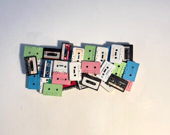 Stereoty[a]pes Series (2024) #26 Mixed Media Wall Art Decorative Art Cassette Tape 25"x12