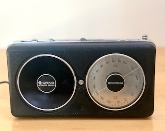 Vintage Craig Radio 1971 WORKING