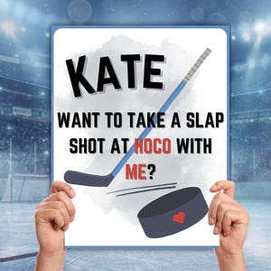 Cooles Hockeyschläger Geschenk für Männer, Hoco High School Sport Poster, Ideen für ein tolles Poster, Ideen für ein tolles Geschenk, Männer und Frauen