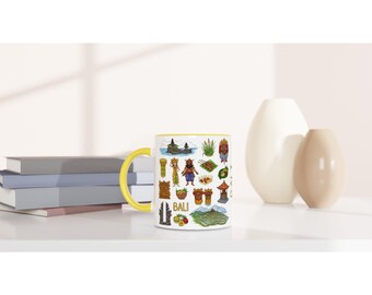 Bali Mug | Two-tone Ceramic Travel Mug | 11oz 325ml | Starbucks