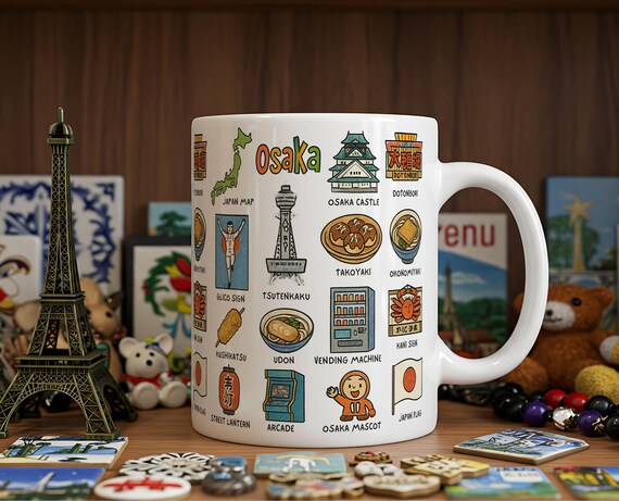スターバックス　瀬戸焼カップ&ソーサー限定 海と空UMI to SORA Osaka Japan Mug | Colorful Ceramic Travel Mug | 11oz 325ml