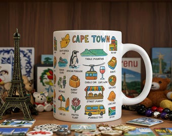 Osaka Japan Mug | Colorful Ceramic Travel Mug | 11oz 325ml