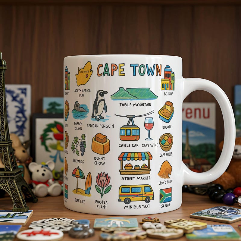 Ceramic Cape Town Mug - Etsy