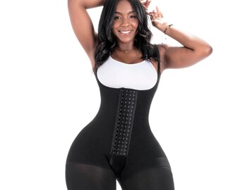 Colombiano Bum Lift Tummy Control Shapewear Faja a metà coscia per fianchi larghi e formosi per donne a vita piccola