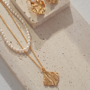 Dainty Necklaces Sterling Silver, Layering Necklace, Long Necklace , Chain Necklace, Pearl Necklaces Gold, Gold Pendants For Necklaces Women