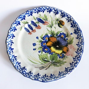 Vintage Italian plate, Italian ceramic, Vintage ceramic