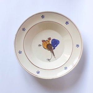 Italian Ceramic Plate, Vintage Ceramics, Handmade Ceramic Plate