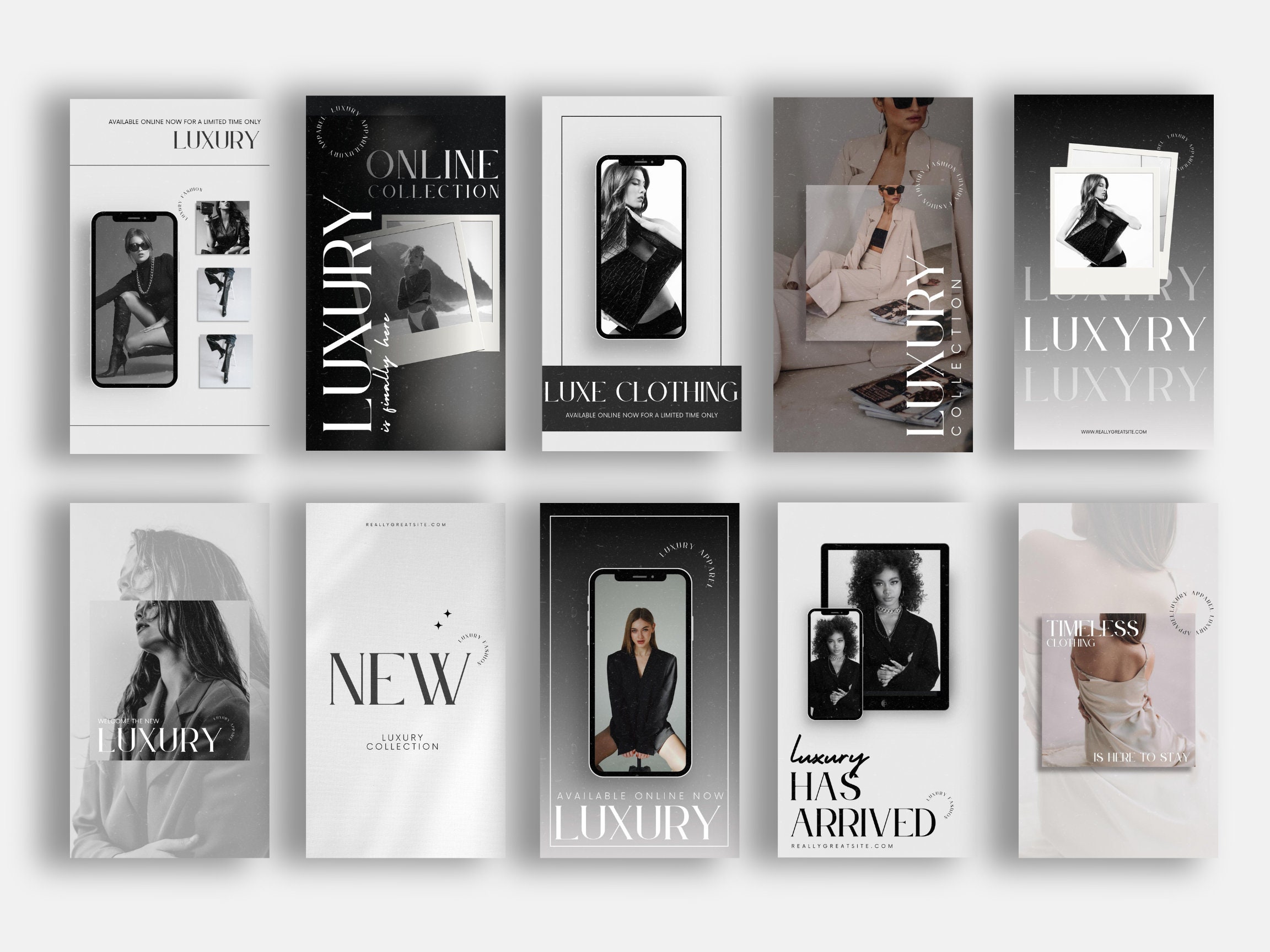 LUXURY Social Media Templates for Canva, Instagram and Facebook ...