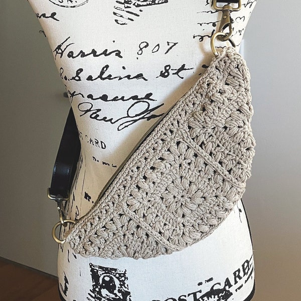 Rustic Roamer Sling Crossbody Bag - Jute