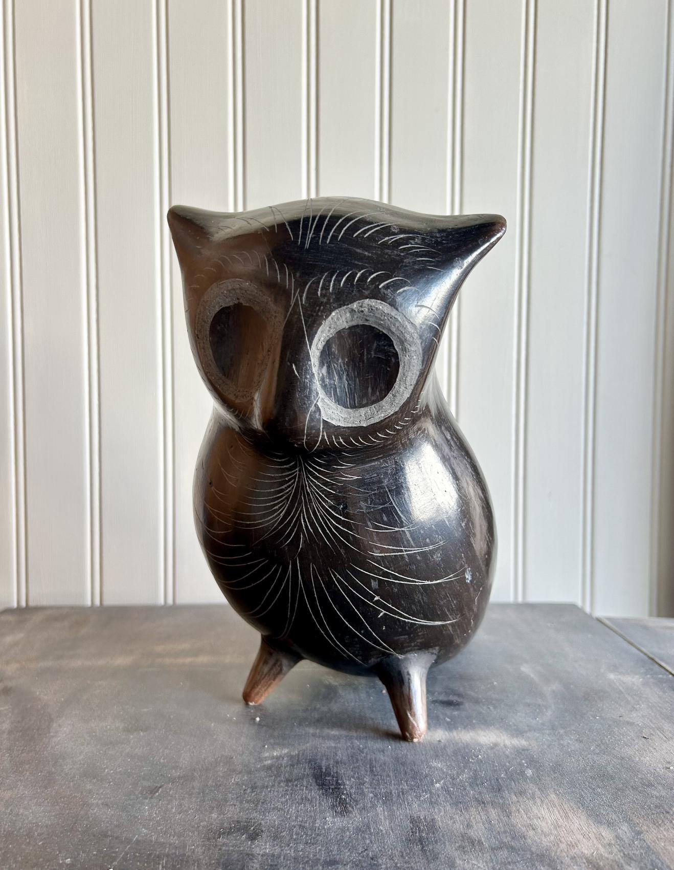 Mcm Art Pottery Owl - Etsy