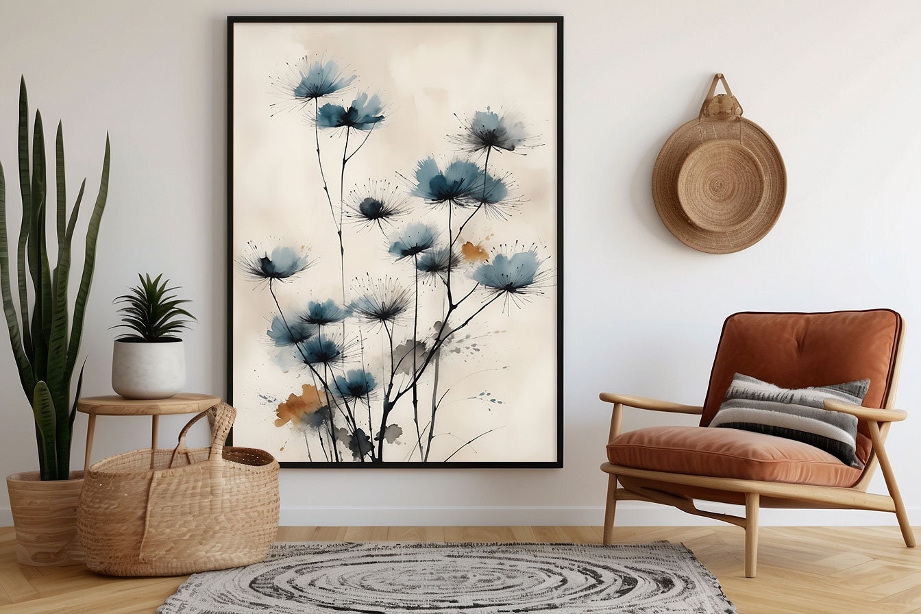 Photo inspiration: Japandi Harmony Minimalist Abstract Wall Art Printable Photo Inspiration
