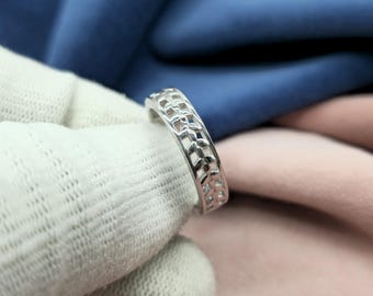 Anillo de plata para mujer: joyería de plata de ley 925