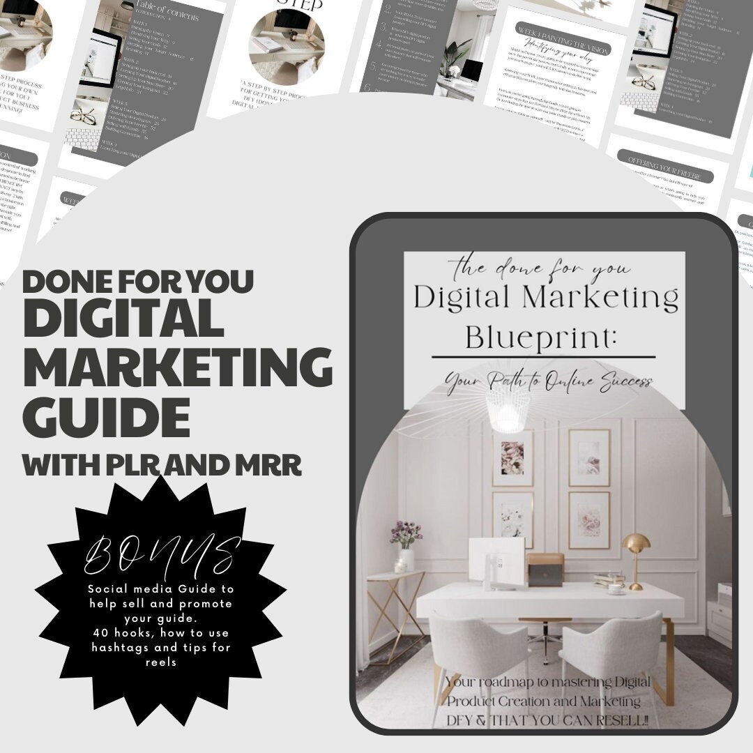 Digital Marketing Guide With Master Resell Rights MRR and Private Label ...