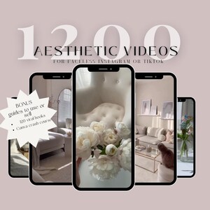 Aesthetic Videos for Faceless Instagram Reels, Create Aesthetic Instagram Stories and Faceless Reels easily W/- 1200+ social media templates