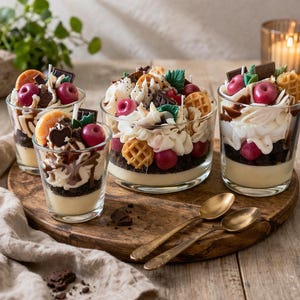 Cherry Chocolate Bliss Candle Dessertkerze Sojawachs Kerze Handgemacht Duftkerze
