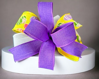 Arco De Pascua Amarillo Blanco Púrpura