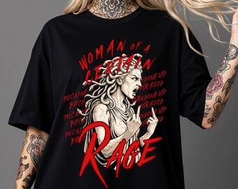 Radical Feminist Shirt Feminism Shirt Medusa Feminist Sweatshirt Woman of a Certain Rage Girls Will Be Girls Medusa Shirt Feminist Gifts