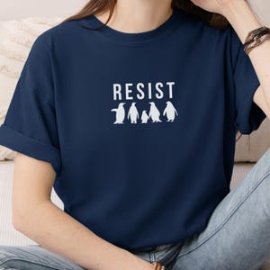 Flippers Up Shirt Penguins Tariffs Penguins Resist Shirt Penguins Against Tariffs Resist Tariffs Shirt Resist Tshirt Political Protest Shirt