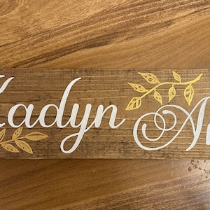 Hand-Painted Name Signs
