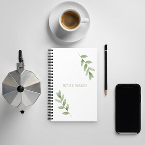 Spiral notebook - Leaves