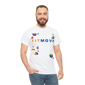 Fitness, movement, color t shirt, original, Unisex Heavy Cotton Tee