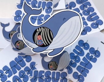 Jonah and the Whale Sticker: X-Ray Bible Story, Christian Gift