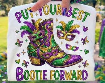 Mardi Gras PNG, Mardi Gras Bootie PNG, Mardi Gras Beads PNG, Festive Season Png, Parade Png, Krewe Png, King Cake Png, Coquette Png, Doodle